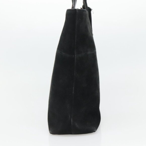 GUCCI Hand Bag Suede Black 002 2113 0475 Auth - Picture 6 of 16